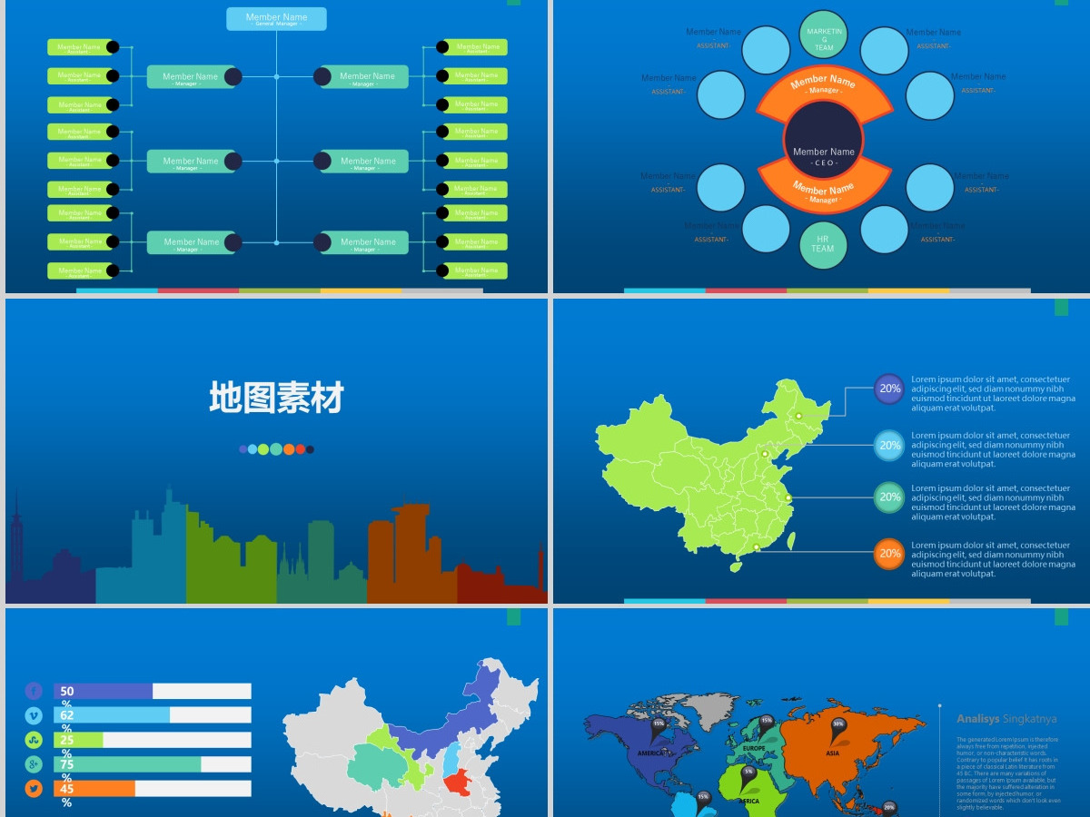 2024图表大全PPT模板