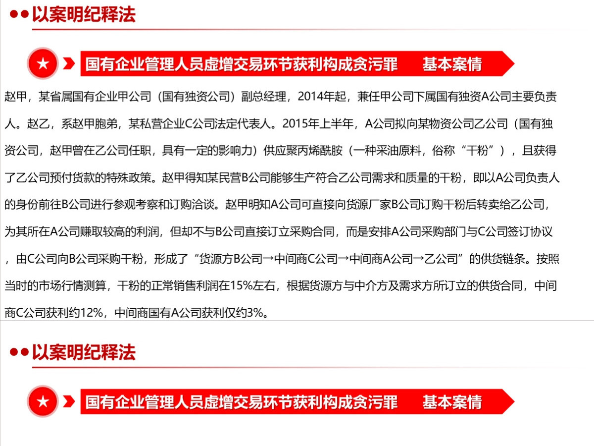 结合案例详细解读《国有企业管理人员处分条例》PPT+讲稿