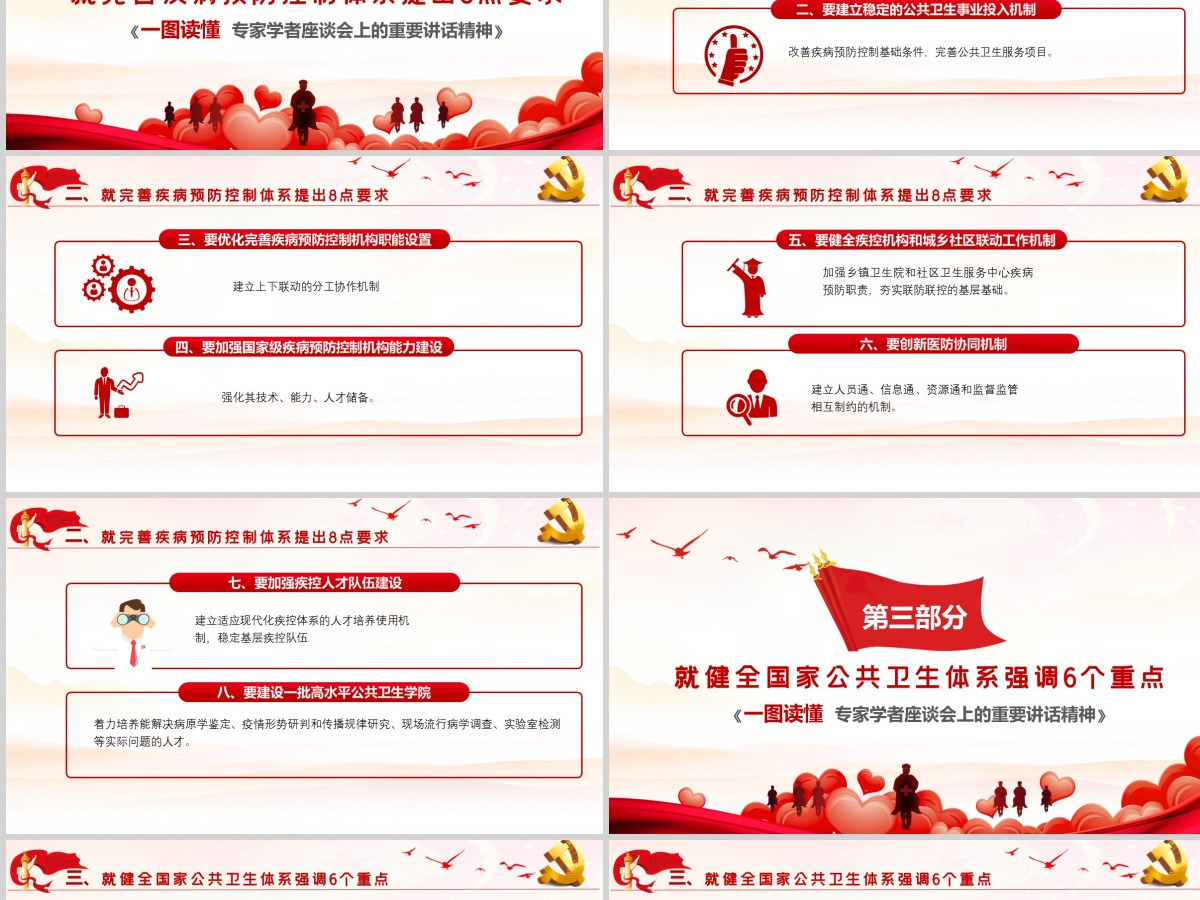 6月2日专家学者座谈会讲话精神构建强大的公共卫生体系学习党课--含讲稿