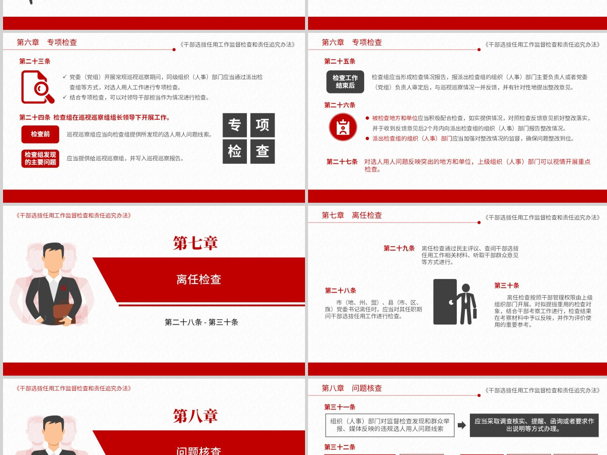 原创干部选拔任用工作监督检查和责任追究办法-版权可商用 原创干部选拔任用工作监督检查和责任追究办法-版权可商用