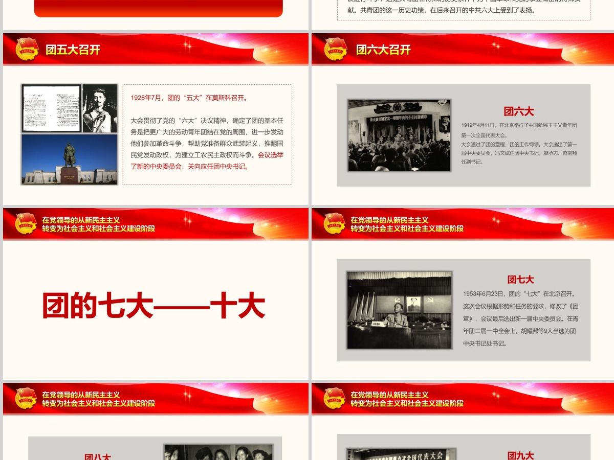 团的历史共青团光辉历史团史共青团PPT