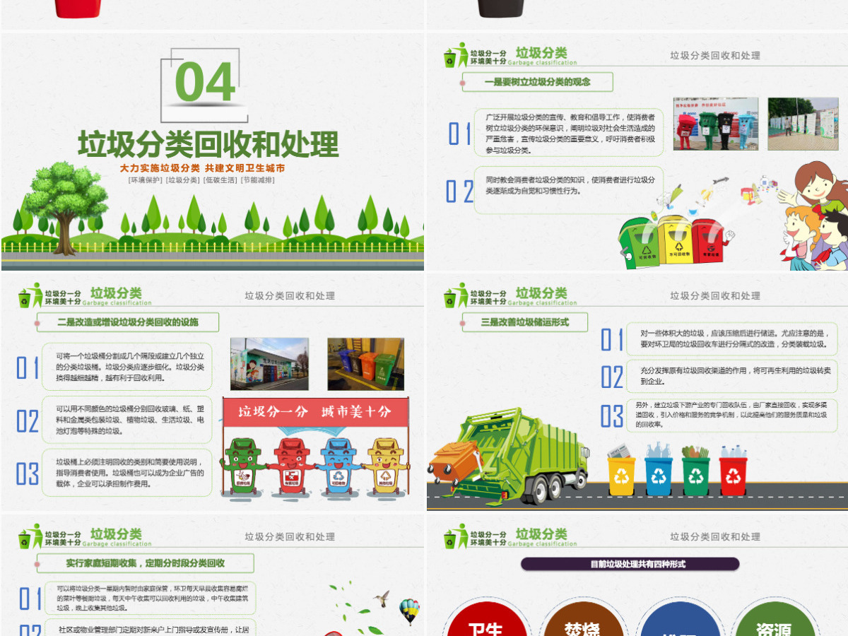 原创垃圾分类处理环保生态政府企业资源节约培训-版权可商用 原创垃圾分类处理环保生态政府企业资源节约培训-版权可商用