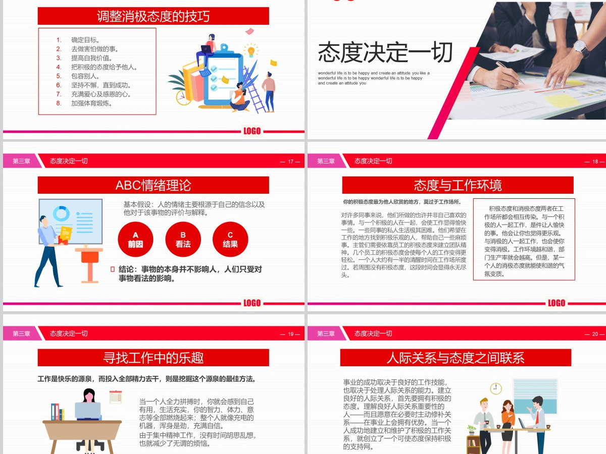 2024态度决定一切PPT模板 2024态度决定一切PPT模板