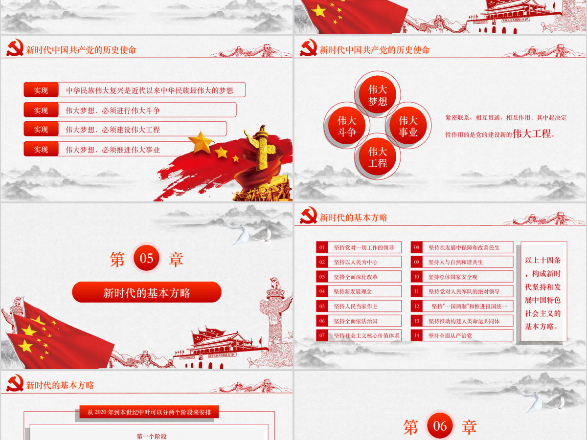聚焦党的十九大新时代新征程-含讲稿