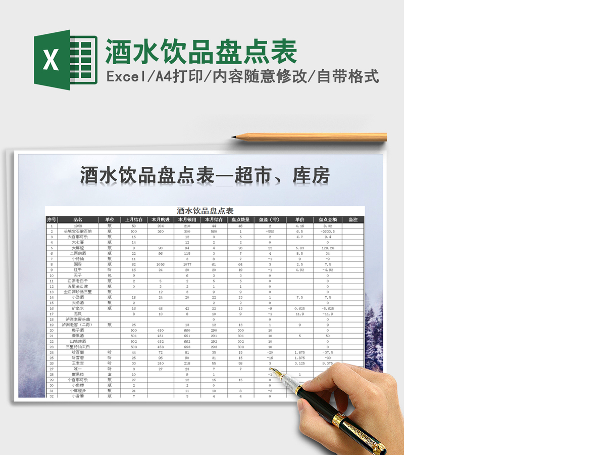 2021年酒水饮品盘点表
