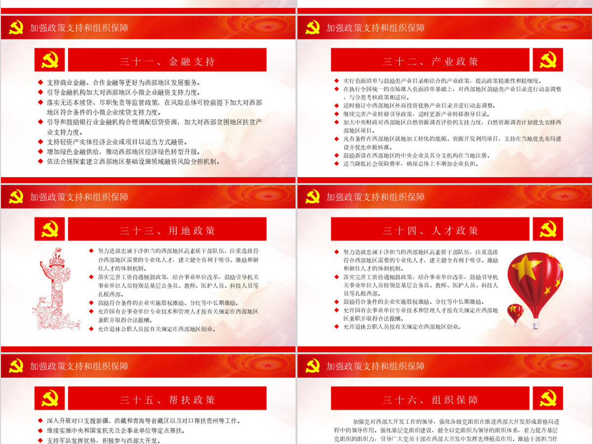 党课学习关于新时代推进西部大开发形成新格局的指导意见PPT 党课学习关于新时代推进西部大开发形成新格局的指导意见PPT
