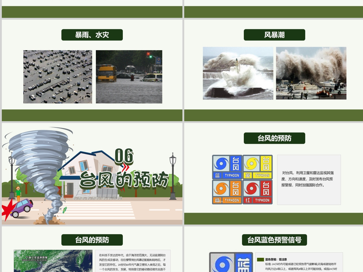 原创防台风防汛抗洪防灾减灾日预防突发事件安全教育 原创防台风防汛抗洪防灾减灾日预防突发事件安全教育