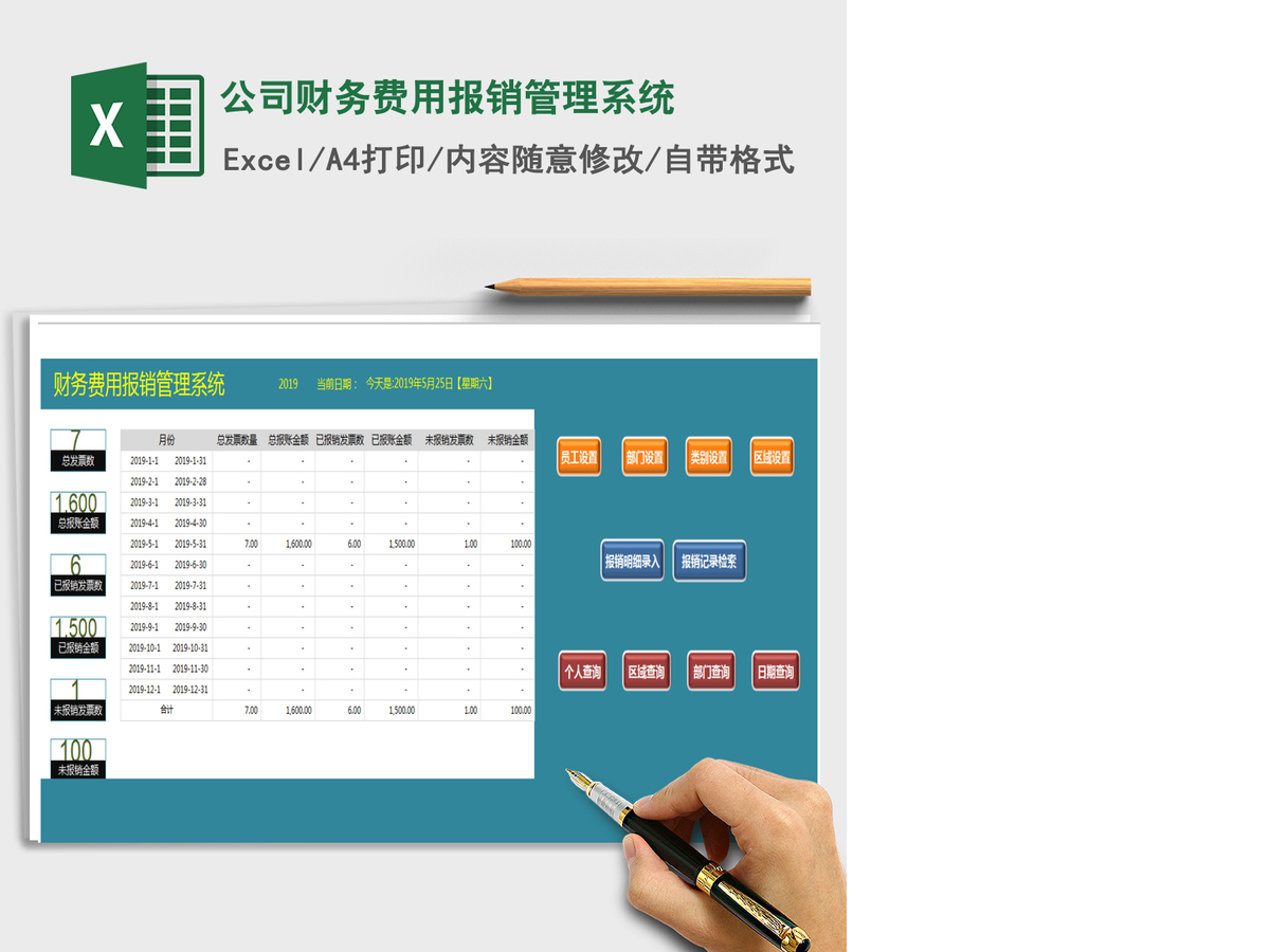 2021年公司财务费用报销管理系统