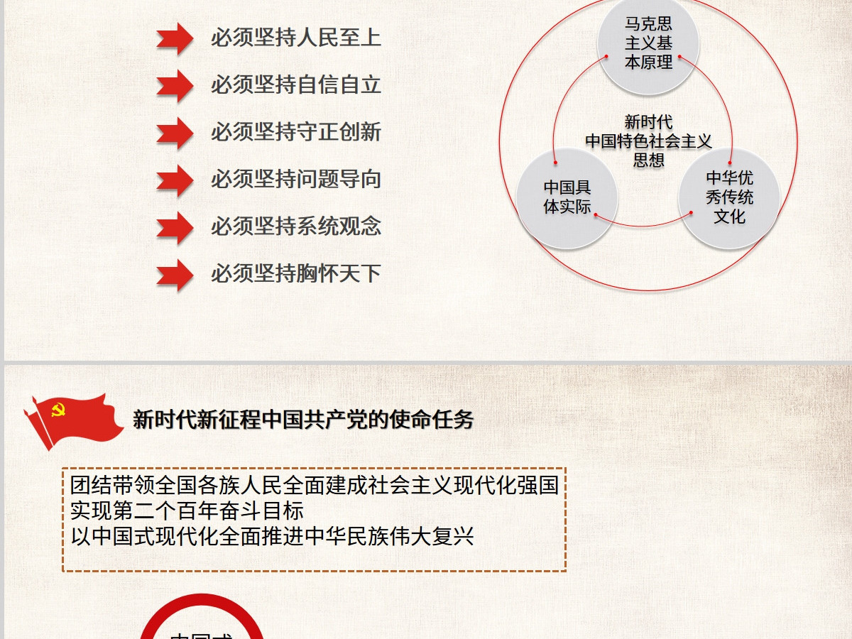 红色党建二十大精神PPT设计 红色党建二十大精神PPT设计