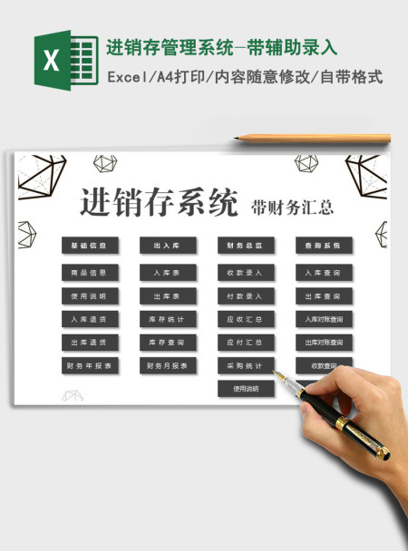 2021年进销存管理系统-带辅助录入