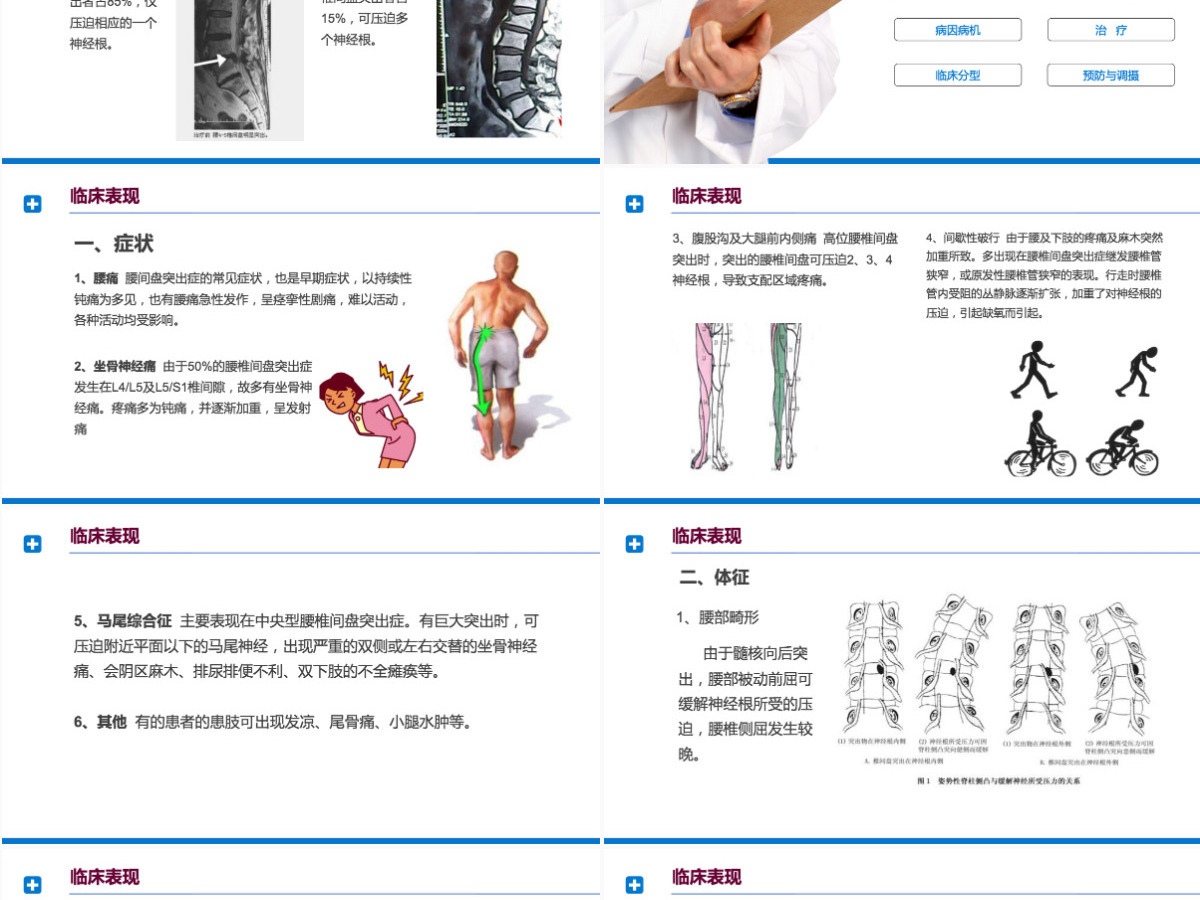 2022腰椎间盘突出症诊断与治疗清新商务医疗风医学通用PPT模板 2022腰椎间盘突出症诊断与治疗清新商务医疗风医学通用PPT模板