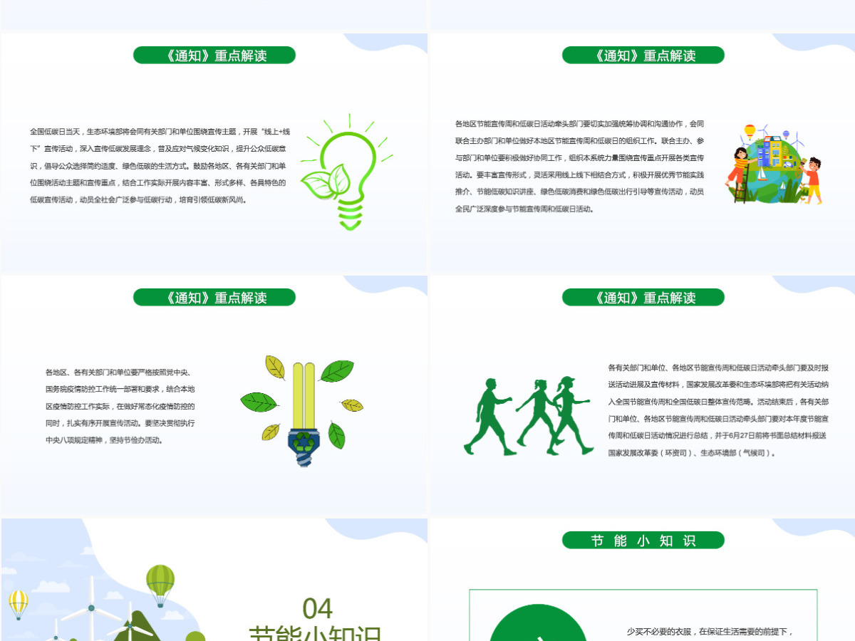 2022年全国节能宣传周卡通风落实双碳行动共建美丽家园主题课件模板PPT 2022年全国节能宣传周卡通风落实双碳行动共建美丽家园主题课件模板PPT