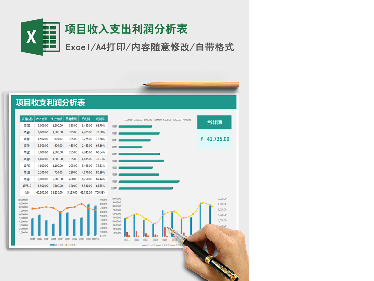 2021年项目收入支出利润分析表 2021年项目收入支出利润分析表