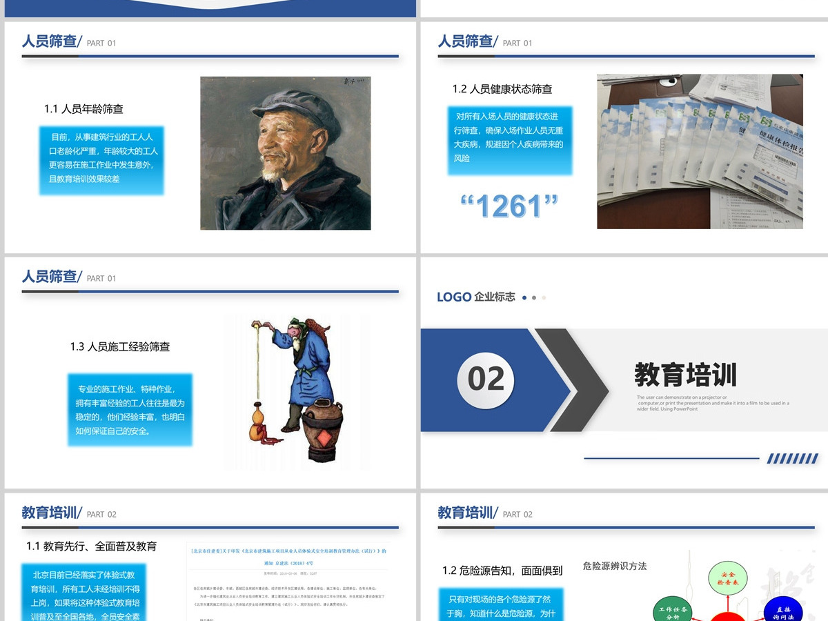 2023企业员工行为安全管理商务培训工作汇报通用PPT模板