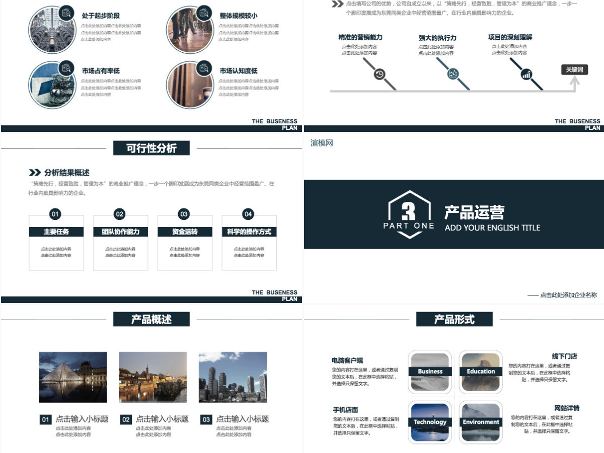 框架完整深色高沉稳简约大气商务创业计划书商业计划书PPT模板 框架完整深色高沉稳简约大气商务创业计划书商业计划书PPT模板