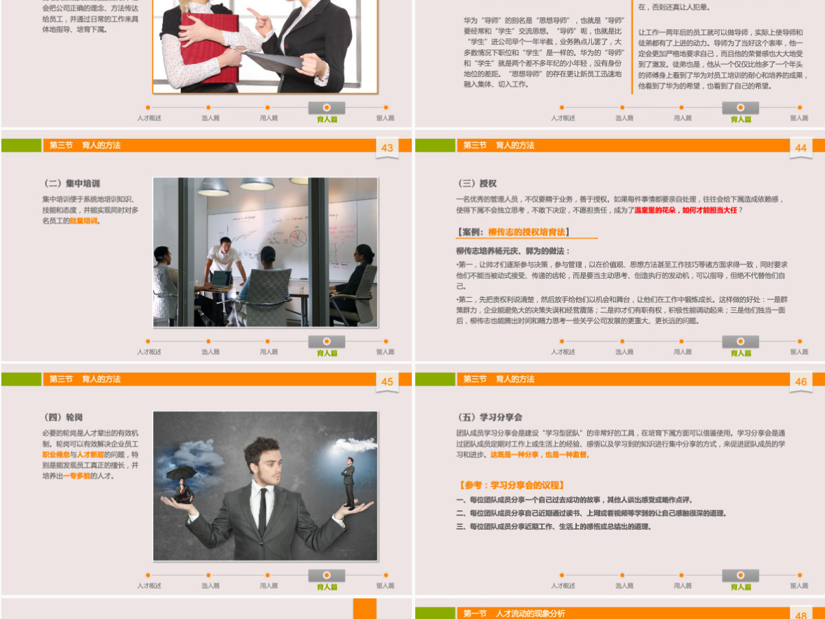 才人培训PPT模版 才人培训PPT模版