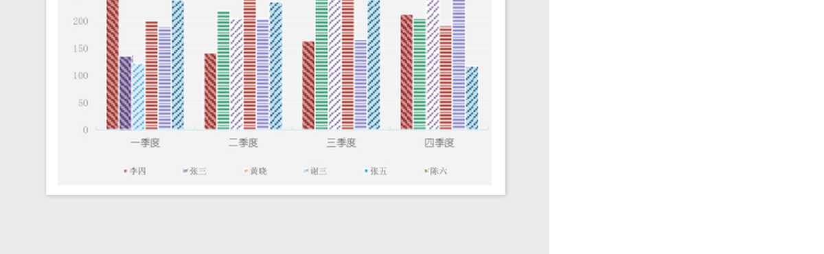 简约数据可视化报表Excel模板