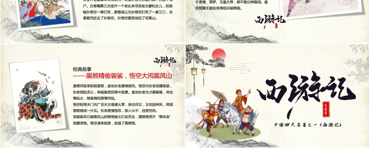 四大名著之西游记名著导读PPT