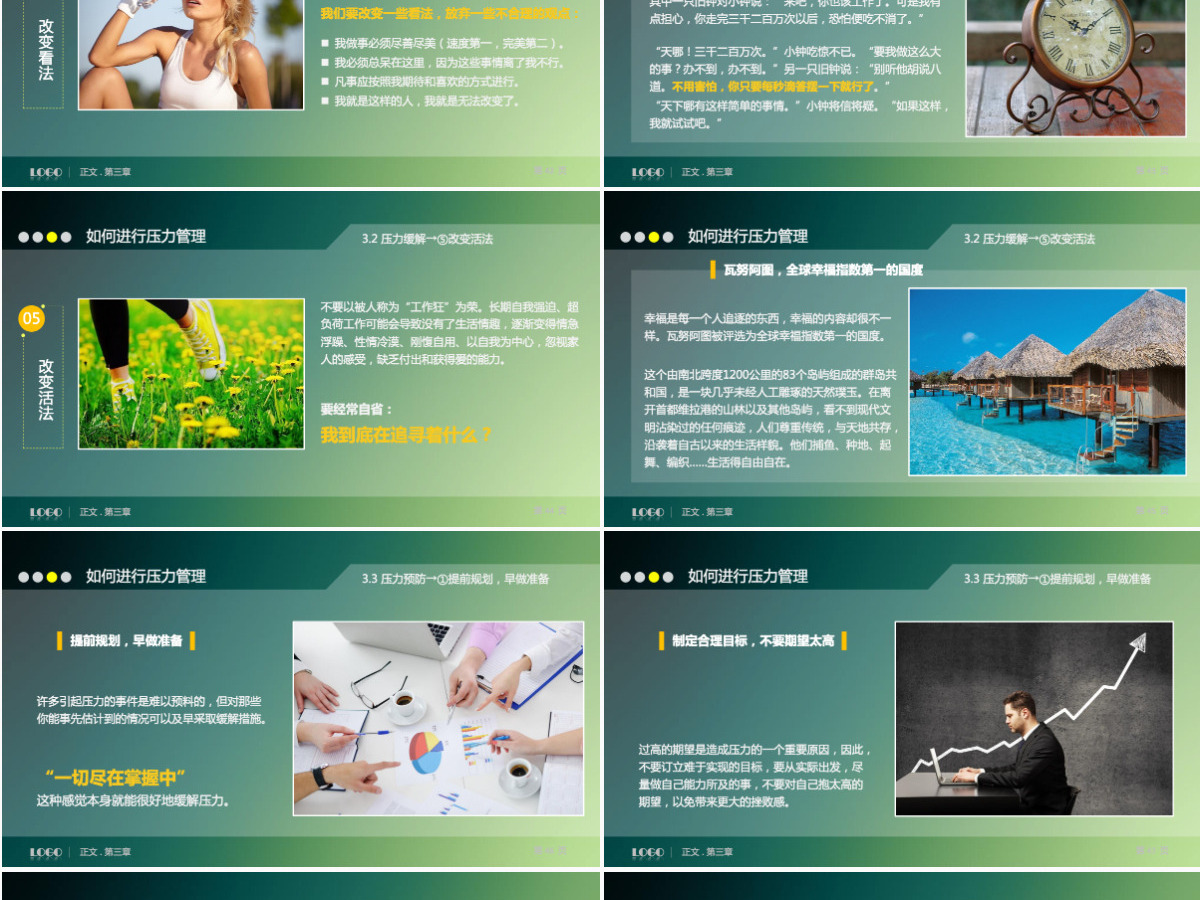 压力管理培训课件PPT模板 压力管理培训课件PPT模板