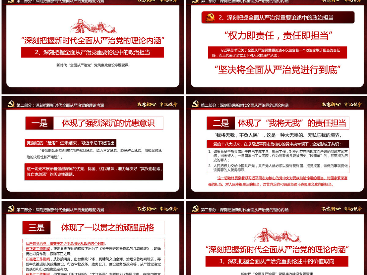 原创新时代全面从严治党PPT基层党员干部党风廉政建设微党课课件教案-含讲稿 原创新时代全面从严治党PPT基层党员干部党风廉政建设微党课课件教案-含讲稿