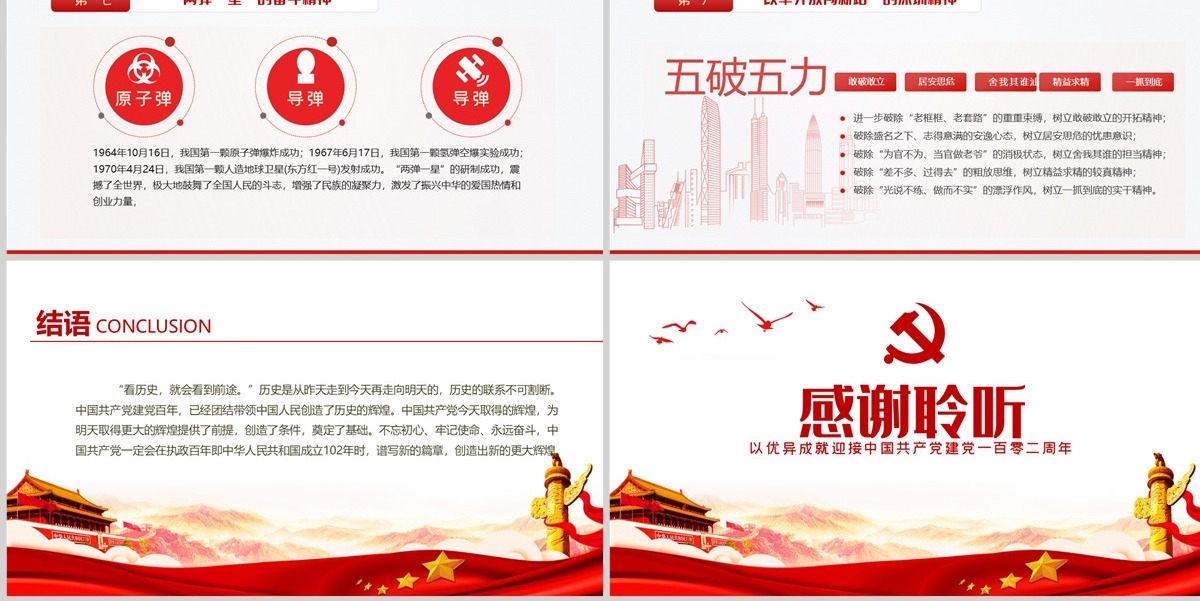 百年历史的脉络和线索建党102周年七一建党节专题党课PPT