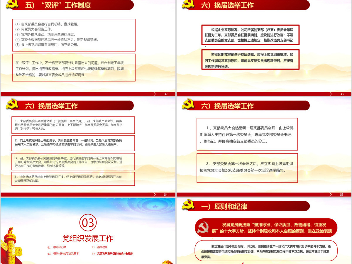 简洁党建风新时期基层党建工作报告指南PPT 简洁党建风新时期基层党建工作报告指南PPT