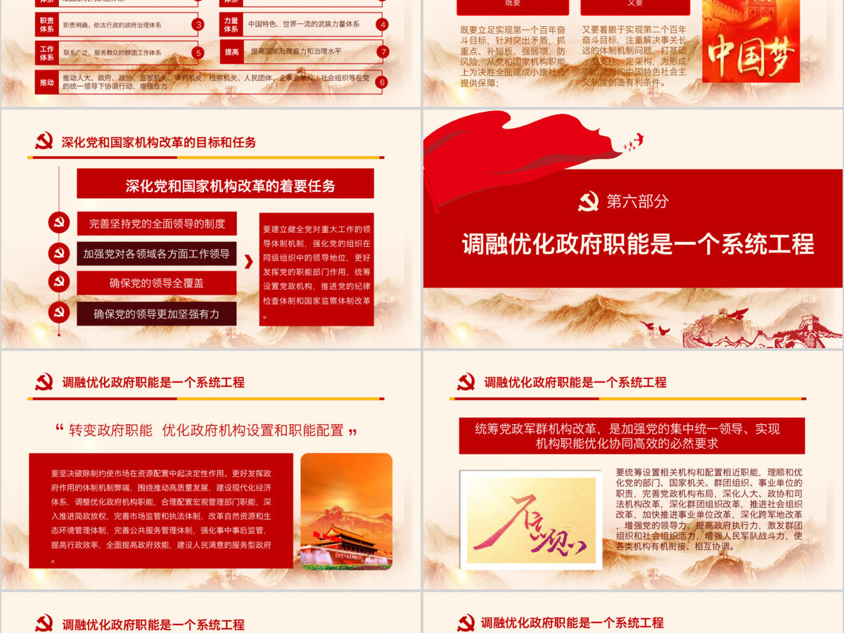 2019十九届三中全会PPT模板