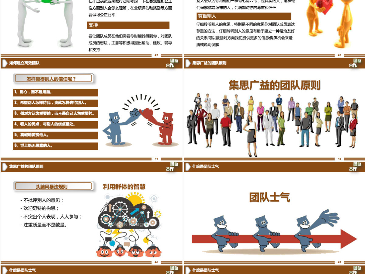 团队建设服务礼仪培训PPT模板 团队建设服务礼仪培训PPT模板