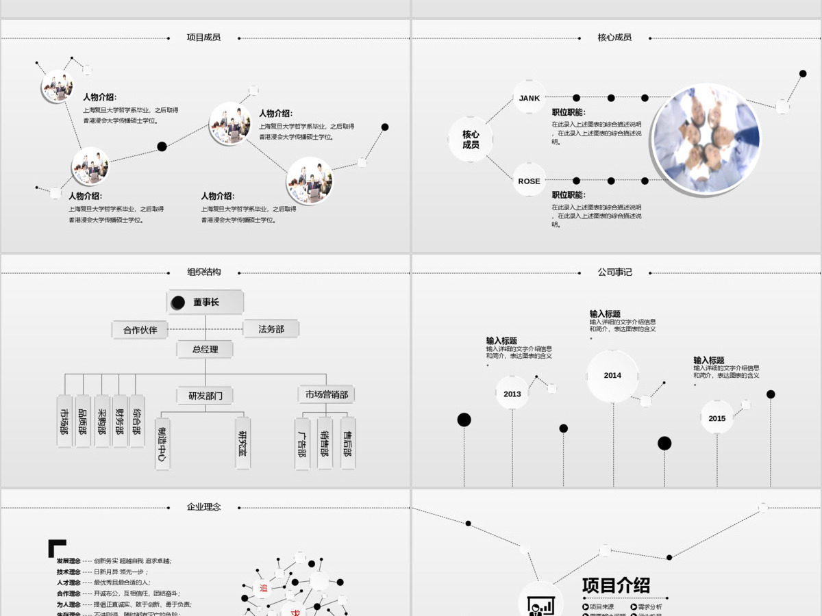 简约时尚创业融资ppt模板 简约时尚创业融资ppt模板