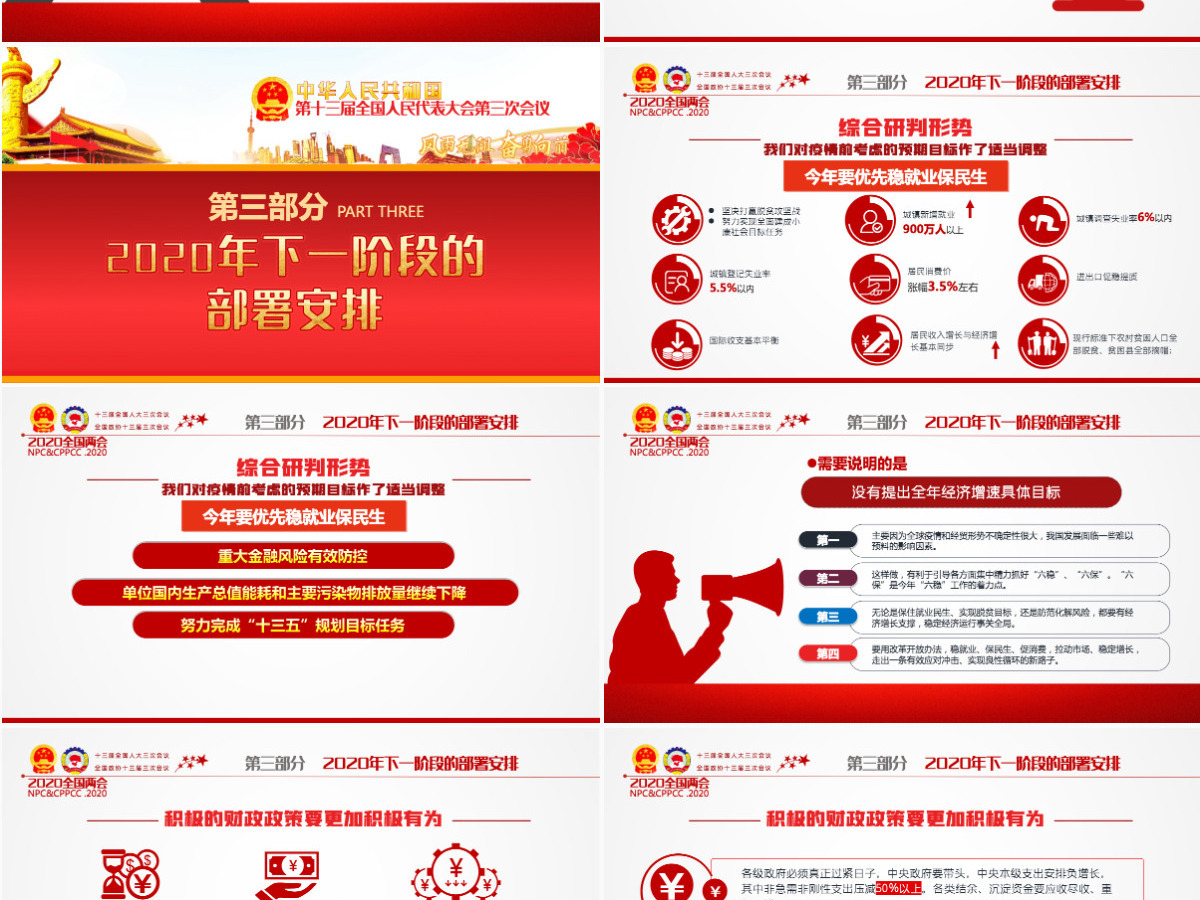 2020年风雨无阻奋勇向前全国两会政府工作报告详细解读党政党建党课ppt 2020年风雨无阻奋勇向前全国两会政府工作报告详细解读党政党建党课ppt