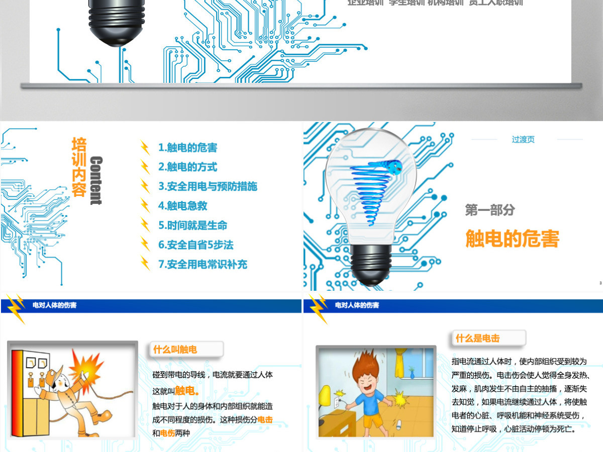 安全用电培训PPT模板 安全用电培训PPT模板