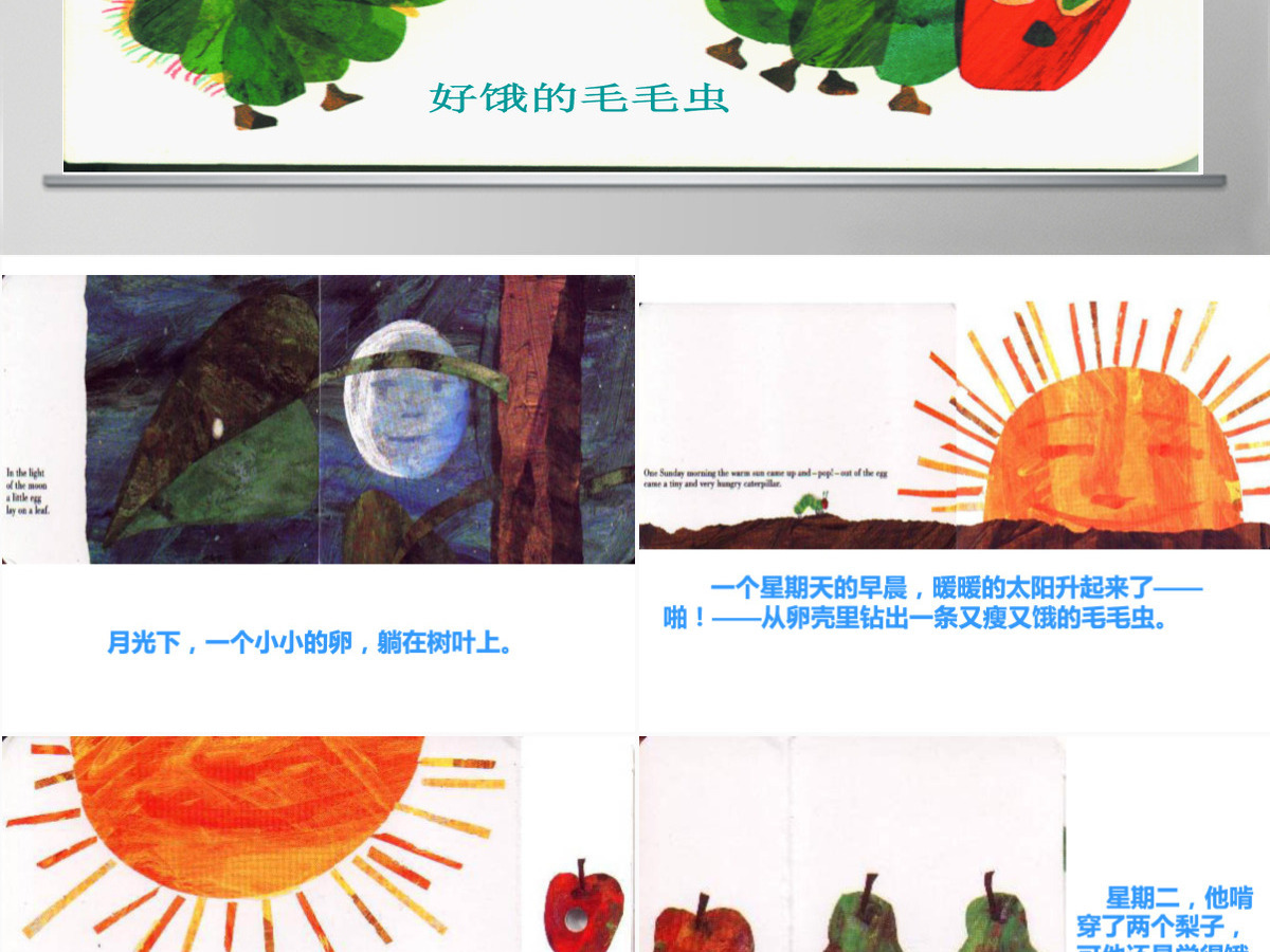  《好饿的毛毛虫》绘本故事PPT课件