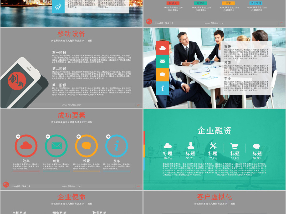 企业介绍市场规划产品销售汇报PPT模板 企业介绍市场规划产品销售汇报PPT模板