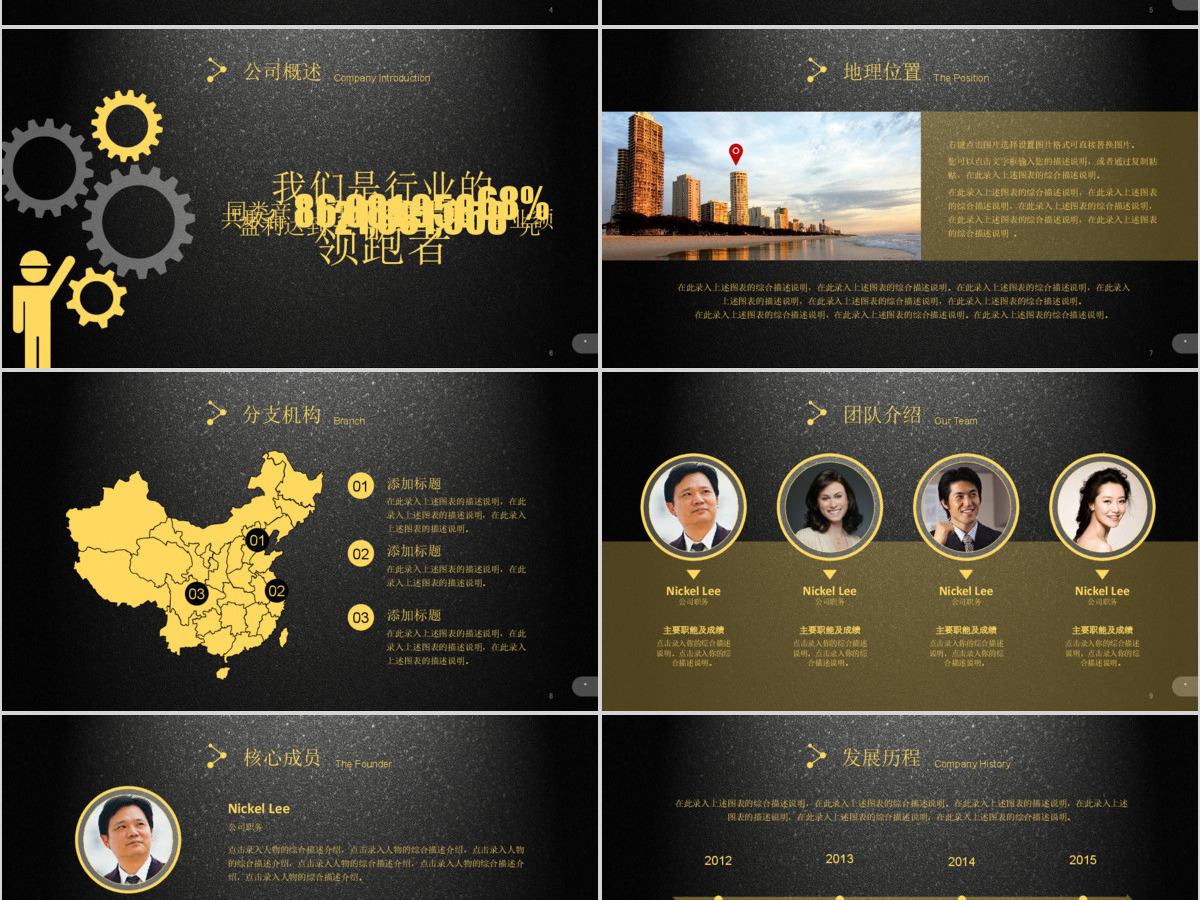 公司介绍企业宣传PPT模板 公司介绍企业宣传PPT模板