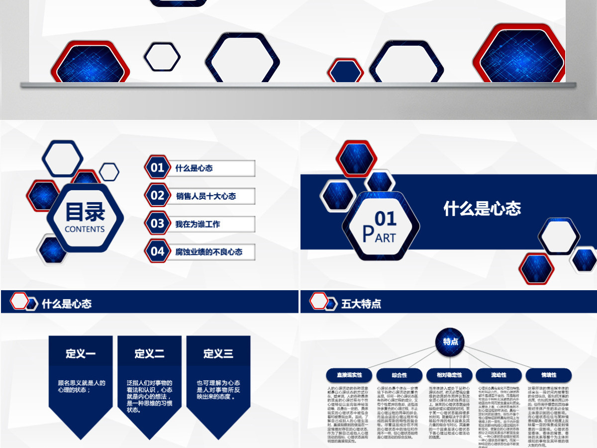 原创实用企业公司销售人员心态培训管理课件PPT