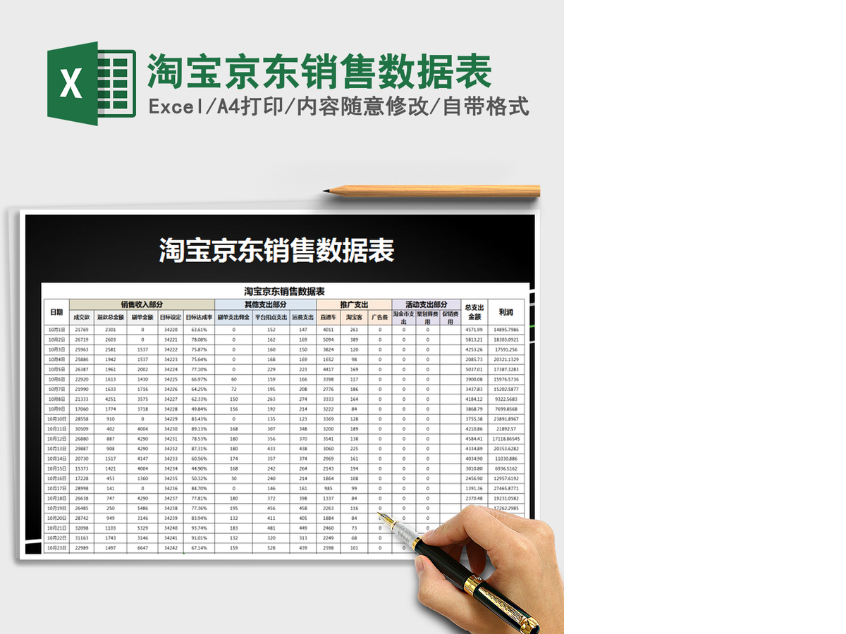2021年淘宝京东销售数据表 2021年淘宝京东销售数据表