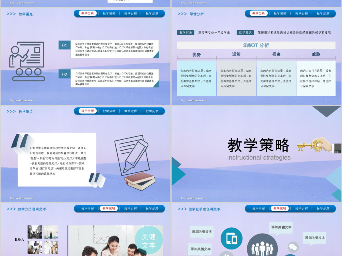 简约大气信息话教学PPT