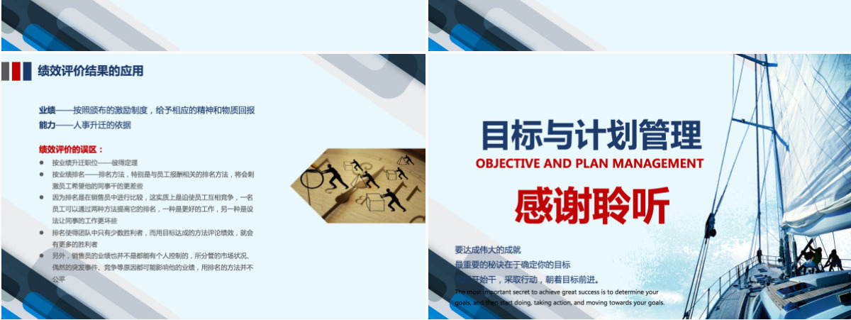 企业培训员工团队目标计划管理PPT模板