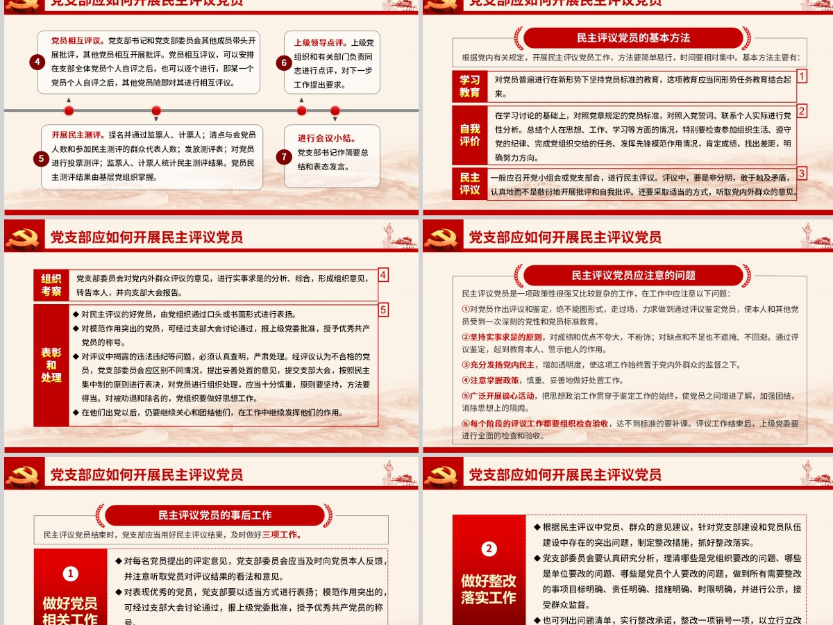 原创如何召开专题组织生活会和开展民主评议党员PPT-含讲稿 原创如何召开专题组织生活会和开展民主评议党员PPT-含讲稿