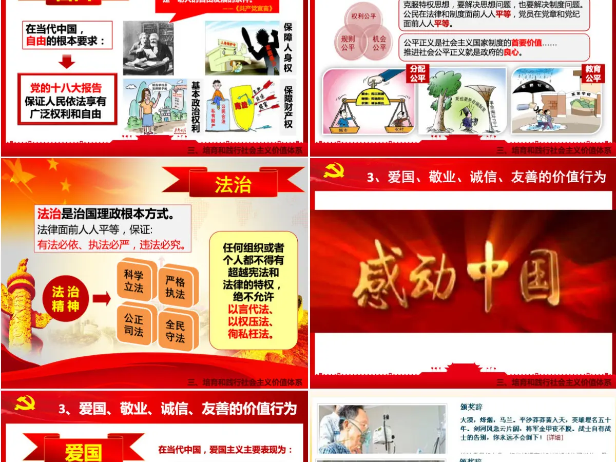 社会主义核心价值观宣讲培训ppt模板课件