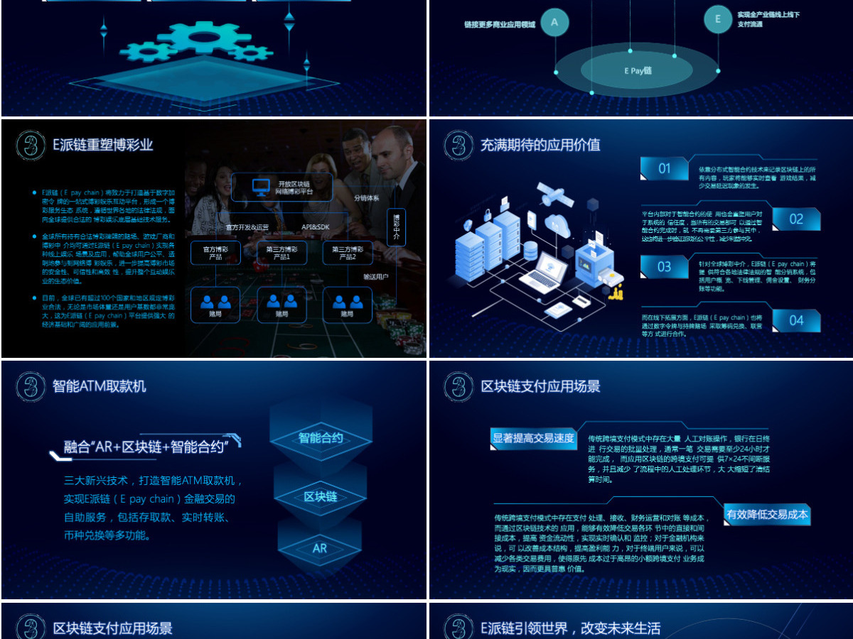 区块链白皮书科技内容完整比特币简介PPT