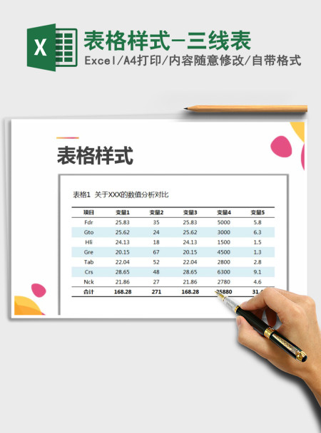 2021年表格样式-三线表 2021年表格样式-三线表