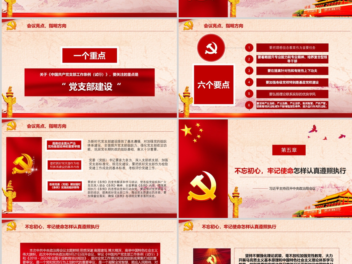 2021中国共产党支部工作条例PPT (Web)