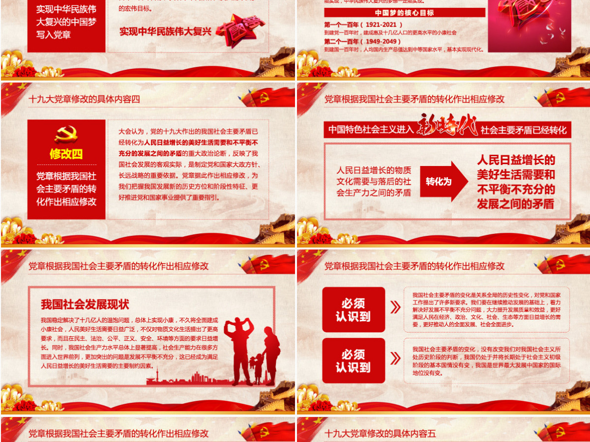 学习解读党的十九大党章修改内容PPT课件 学习解读党的十九大党章修改内容PPT课件