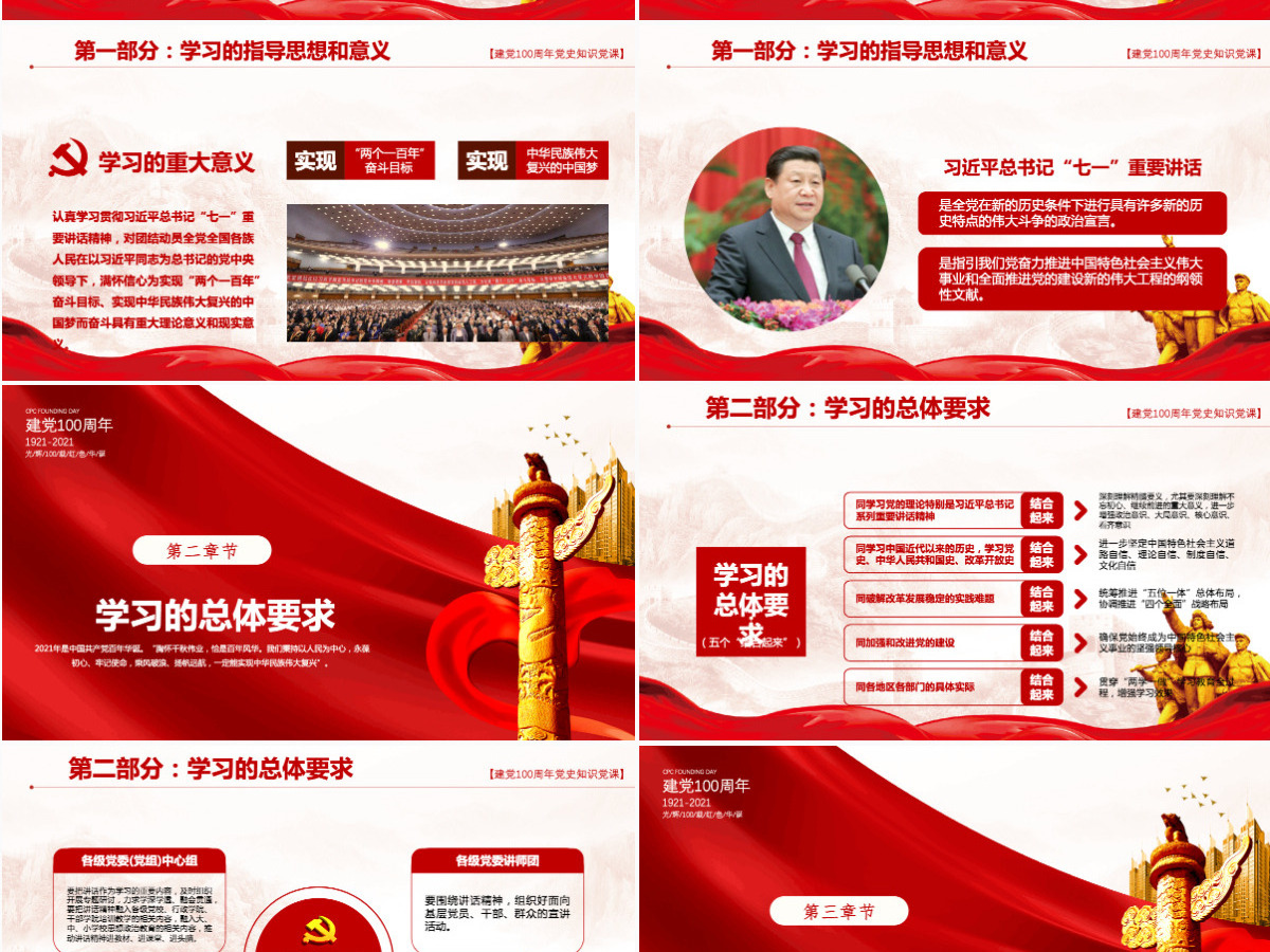 建党百年-含讲稿