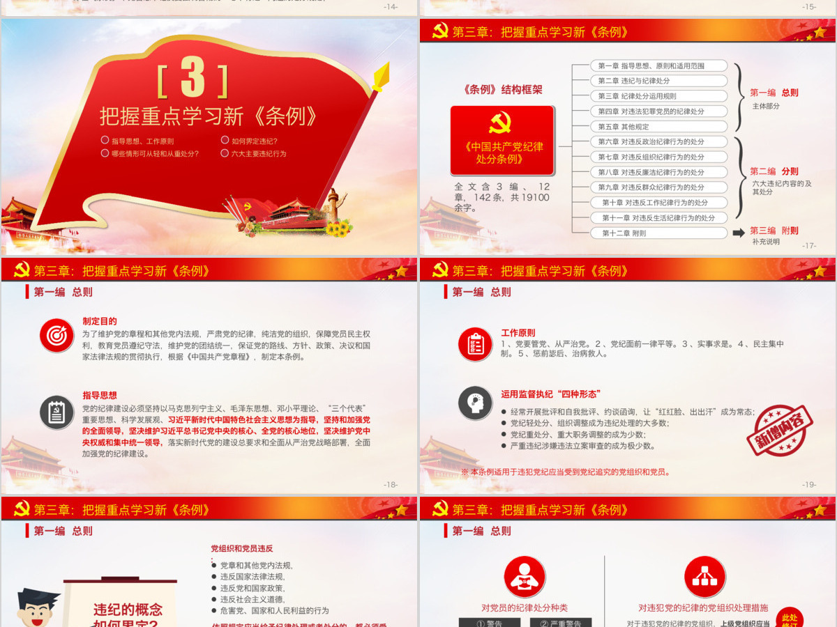 原创2018中国共产党纪律处分条例党课PPT-版权可商用 原创2018中国共产党纪律处分条例党课PPT-版权可商用