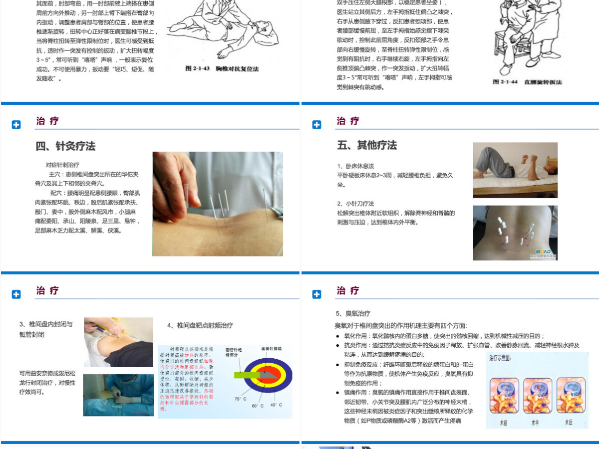 2022腰椎间盘突出症诊断与治疗清新商务医疗风医学通用PPT模板 2022腰椎间盘突出症诊断与治疗清新商务医疗风医学通用PPT模板