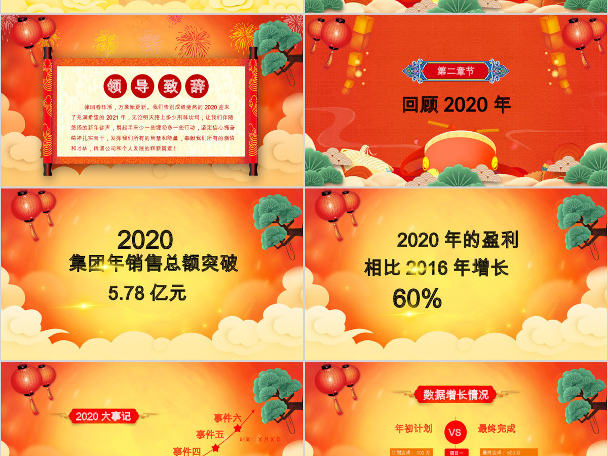 2018狗年年会新年联欢晚会PPT模板 2018狗年年会新年联欢晚会PPT模板
