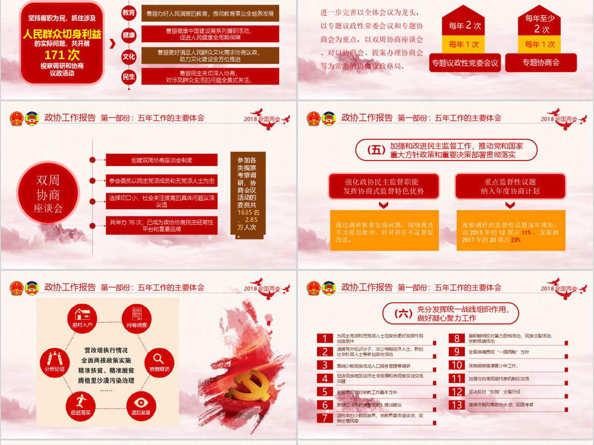 2019十三届三中全会PPT模板 2019十三届三中全会PPT模板