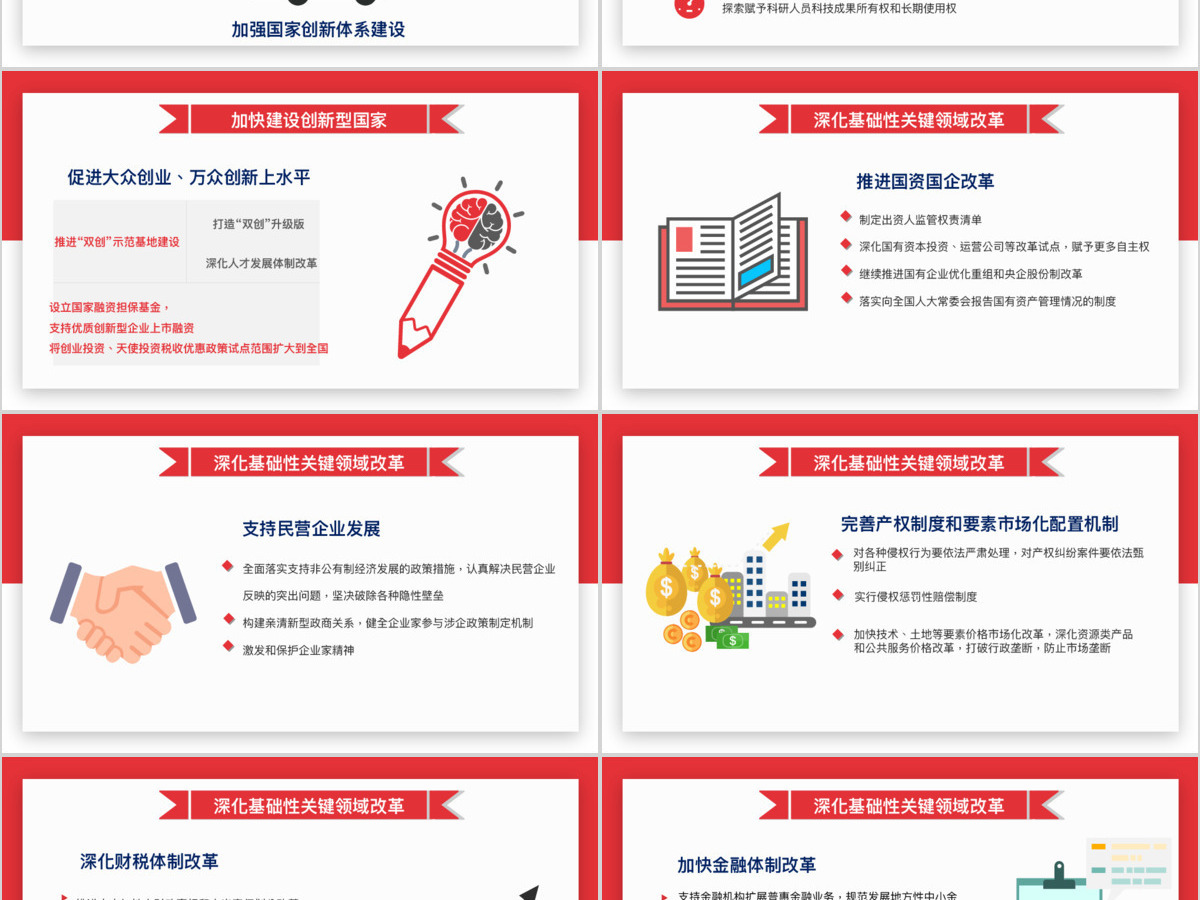 简约创意版2018聚焦两会政府工作报告党政党课党建ppt模板 简约创意版2018聚焦两会政府工作报告党政党课党建ppt模板